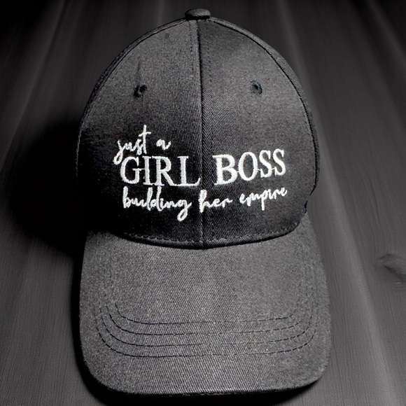 Accessories - Boss Babe Style: Black Baseball Cap for Empire Builders!🧢👑 NWOT